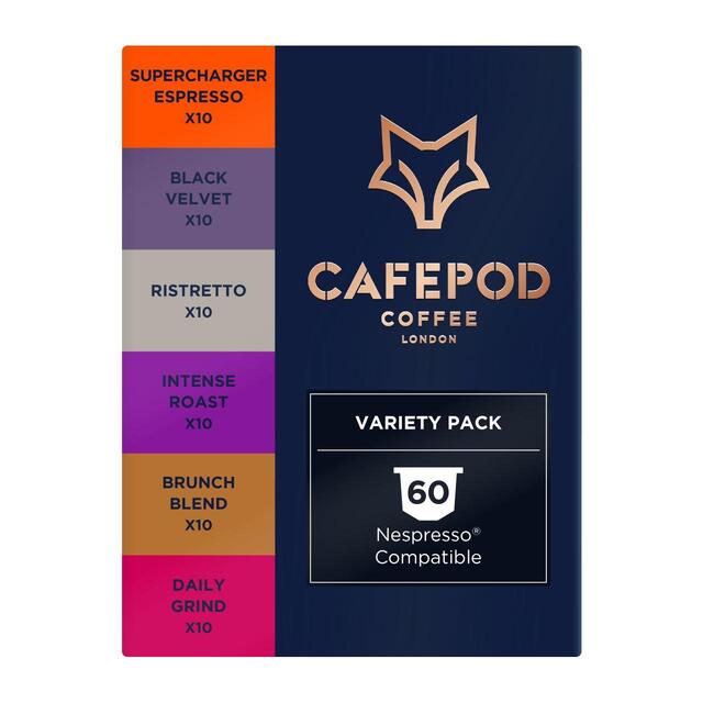 CafePod Variety Pack Nespresso Compatible Aluminium Coffee Pods thumbnail 2