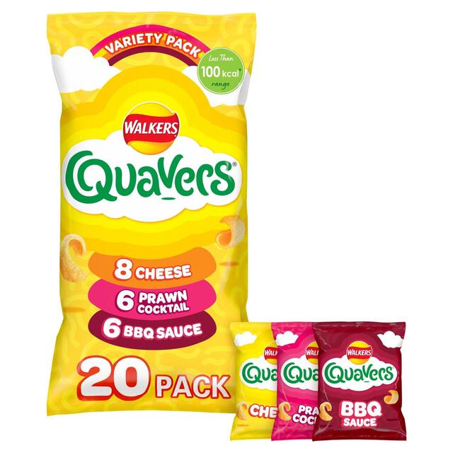 Walkers Quavers Variety Multipack Snacks Crisps thumbnail 2