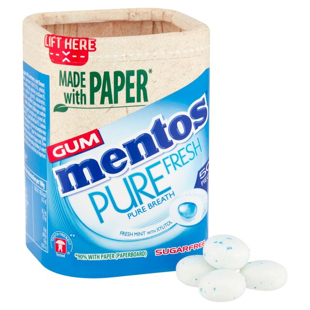 Mentos Gum Pure Fresh Freshmint Chewing Gum thumbnail 2