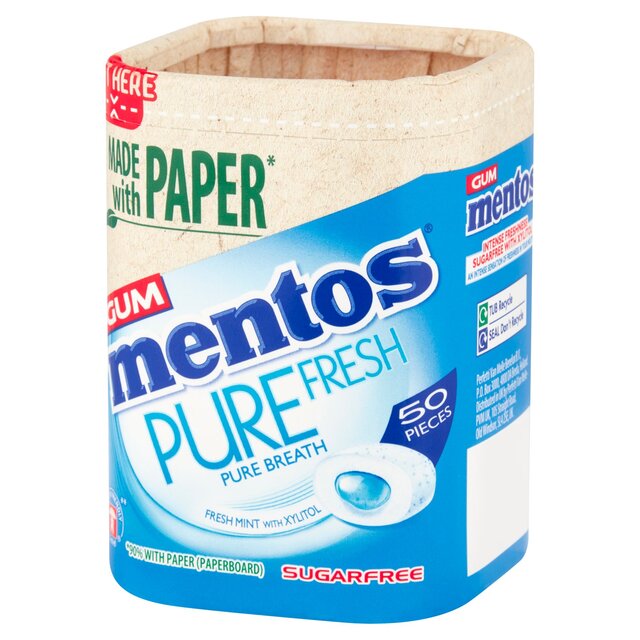Mentos Gum Pure Fresh Freshmint Chewing Gum thumbnail 3