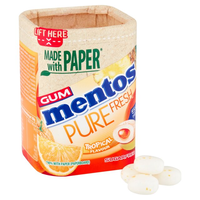 Mentos Gum Pure Fresh Tropical Chewing Gum thumbnail 2