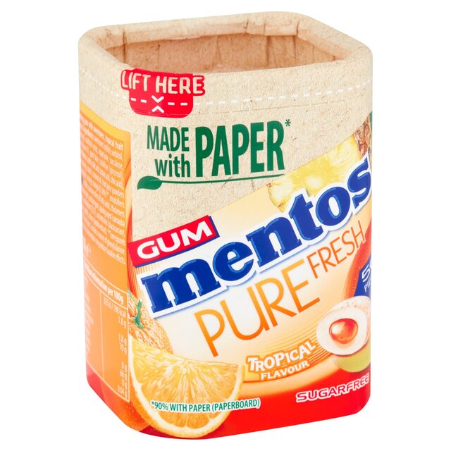 Mentos Gum Pure Fresh Tropical Chewing Gum thumbnail 3