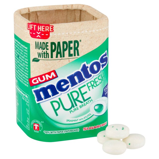 Mentos Gum Pure Fresh Spearmint Chewing Gum thumbnail 2