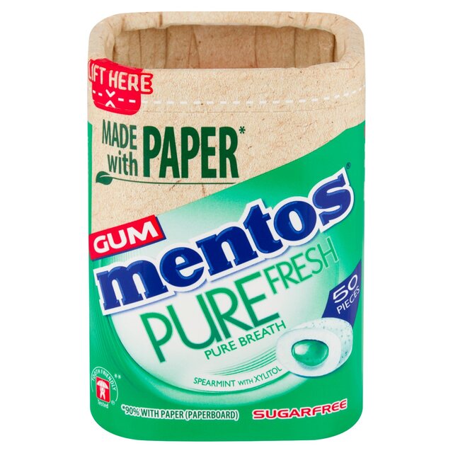 Mentos Gum Pure Fresh Spearmint Chewing Gum thumbnail 5