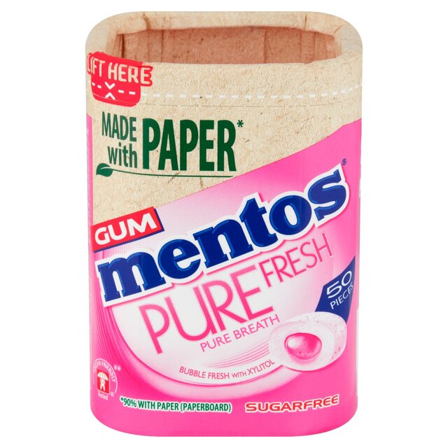 Mentos Gum Pure Fresh Bubble Fresh Chewing Gum thumbnail 5