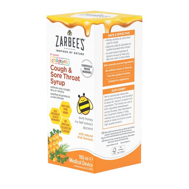 Zarbee's Children's Cough & Sore Throat Syrup thumbnail 3