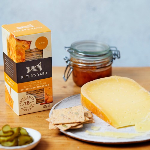 Peter's Yard Pumpkin & Sunflower Seed Sourdough Crackers thumbnail 3