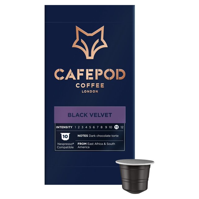 CafePod Black Velvet Nespresso Compatible Aluminium Coffee Pods thumbnail 2