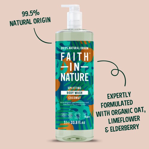 Faith In Nature Body Wash - Coconut thumbnail 4