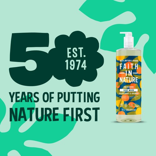 Faith In Nature Body Wash - Grapefruit & Orange thumbnail 3