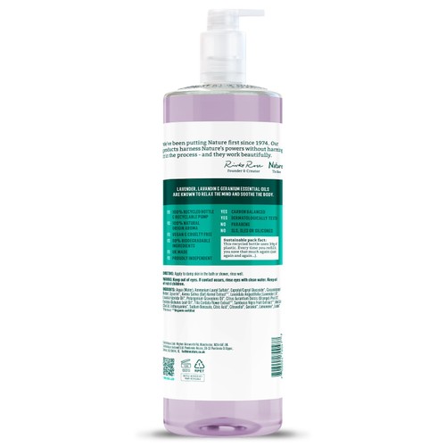 Faith In Nature Body Wash - Lavender & Geranium thumbnail 2