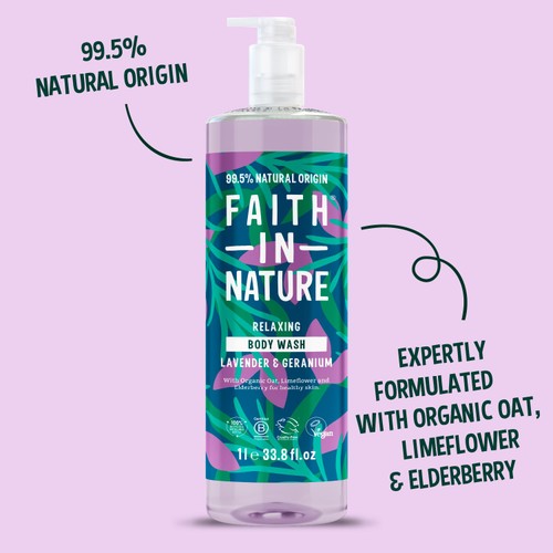 Faith In Nature Body Wash - Lavender & Geranium thumbnail 6