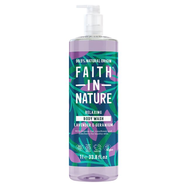 Faith In Nature Body Wash - Lavender & Geranium thumbnail 2