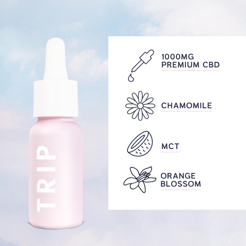 TRIP Orange Blossom 1000mg CBD Oil thumbnail 2