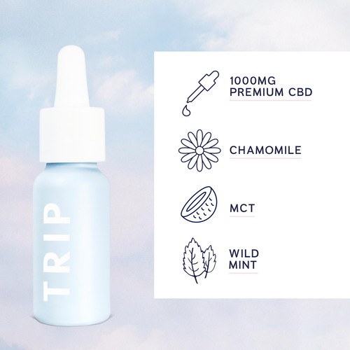 TRIP Wild Mint 1000mg CBD Oil thumbnail 2