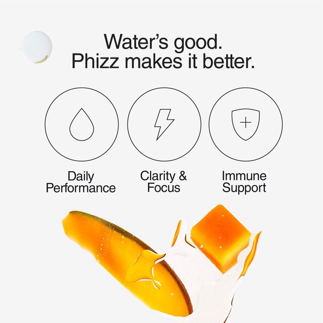 Phizz Mango 3-in-1 Hydration, Electrolytes and Vitamins Effervescent thumbnail 4