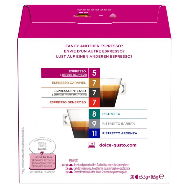 Nescafe Dolce Gusto Espresso 30 capsules thumbnail 5