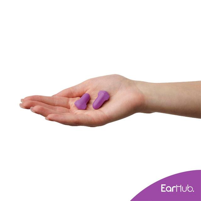EarHub Sleepwell Purple Soft Foam Earplugs thumbnail 5