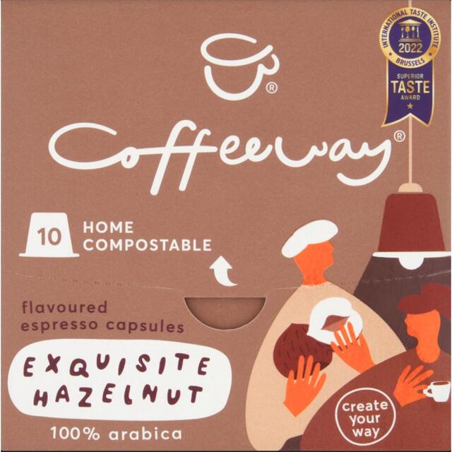Coffeeway Hazelnut Flavoured Fully Compostable Coffee Pods thumbnail 2