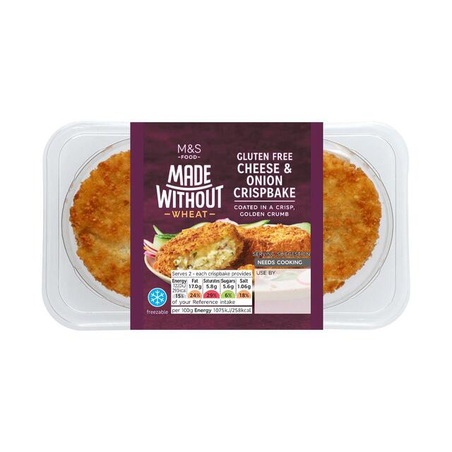 M&S Made Without Cheddar Cheese & Onion Crispbakes