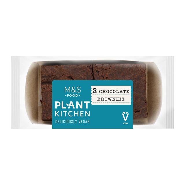 M&S Plant Kitchen 2 Chocolate Brownies thumbnail 2