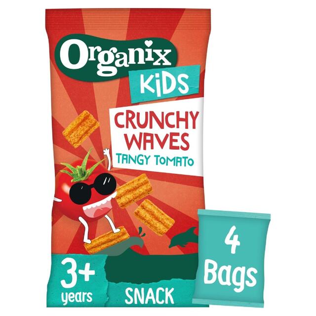 Organix KIDS Tomato Crunchy Waves Kids Snacks Multipack 3 years+