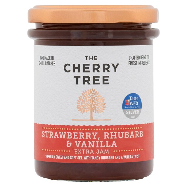 The Cherry Tree Strawberry, Rhubarb & Vanilla Extra Jam