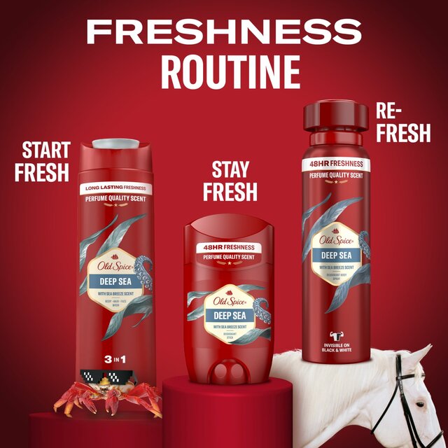 Old Spice Men's Deodorant Stick Deep Sea thumbnail 4