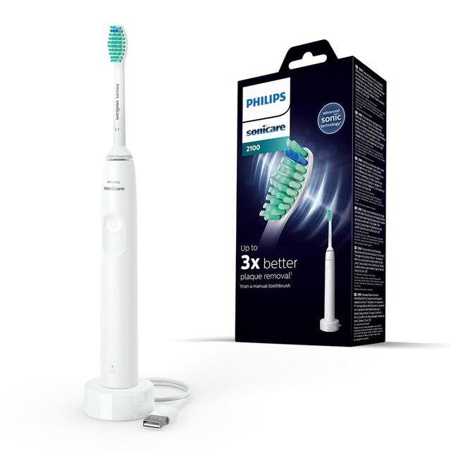 Philips Sonicare Series 2100 Electric Toothbrush in White thumbnail 2