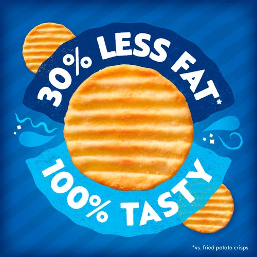 Jacobs Crinklys Salt & Vinegar 30% Less Fat Baked Snacks Multipack thumbnail 7
