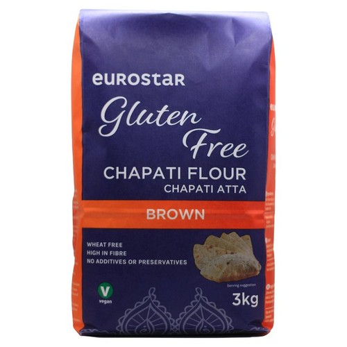 Eurostar Gluten Free Chapati Flour Brown