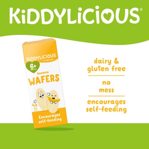 Kiddylicious, Mini Wafers, Banana thumbnail 4