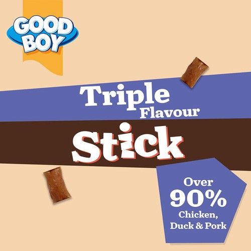 Good Boy Stick Dog Treat Triple Flavour thumbnail 4