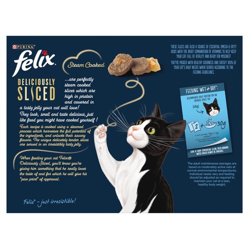 Felix Deliciously Sliced Fish Selection in Jelly Wet Cat Food thumbnail 5