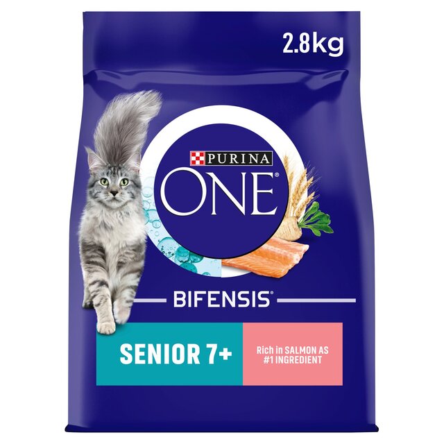 Purina One Senior 7+ Salmon Dry Cat Food