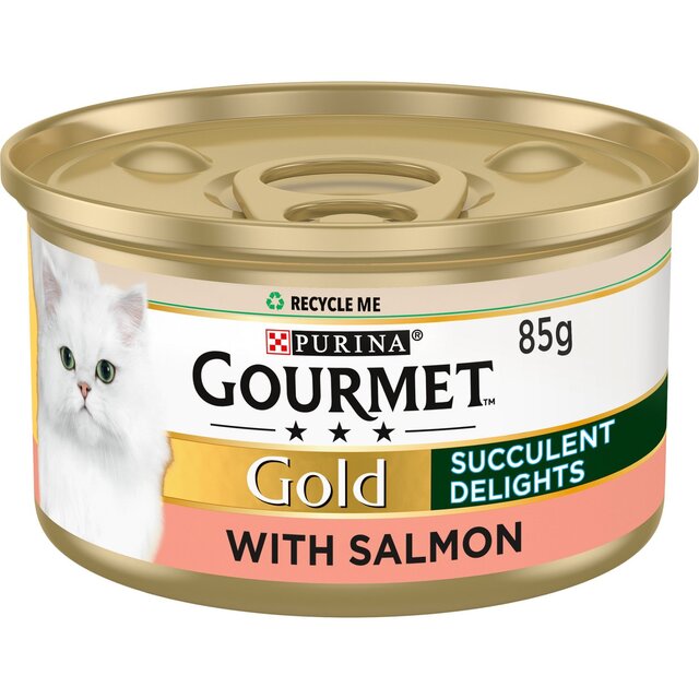 GOURMET Gold Succulent Delights Terrine Salmon Wet Cat Food