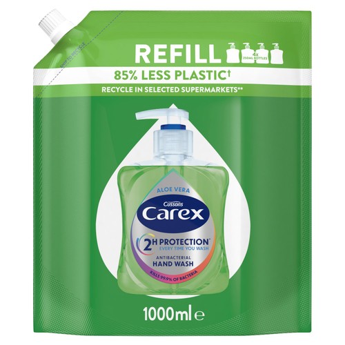 Carex Aloe Vera Antibacterial Handwash Refill thumbnail 3