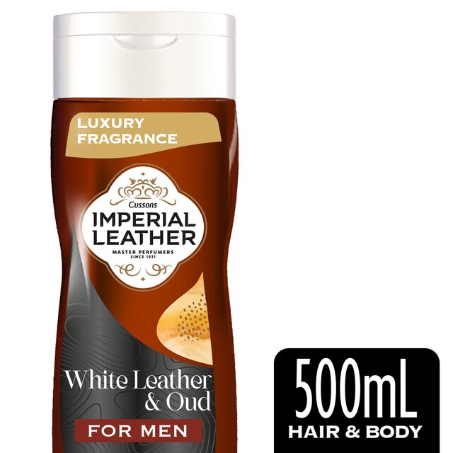 Imperial Leather White Leather and Oud 2 in 1 Hair and Body Wash for Men