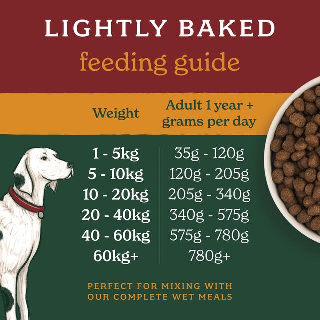 Forthglade Lightly Baked Natural Dry Dog Food Turkey with Sweet Potato thumbnail 2
