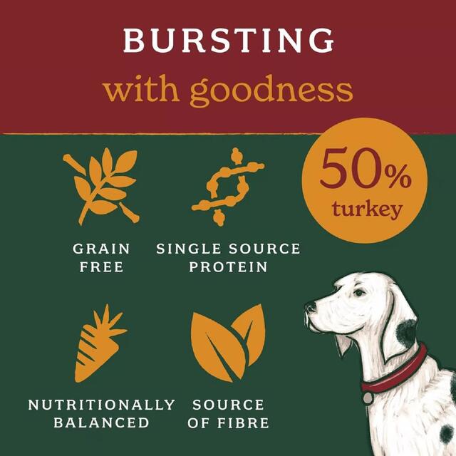 Forthglade Lightly Baked Natural Dry Dog Food Turkey with Sweet Potato thumbnail 4