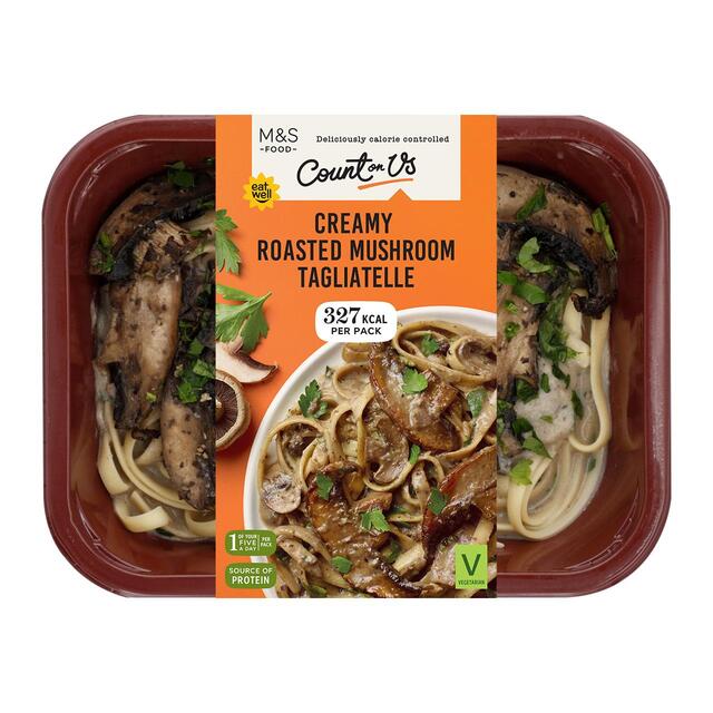 M&S Count On Us Creamy Roasted Mushroom Tagliatelle
