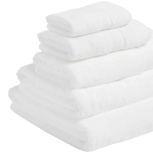 M&S Collection Super Soft Pure Cotton Antibacterial Face Towel White thumbnail 5