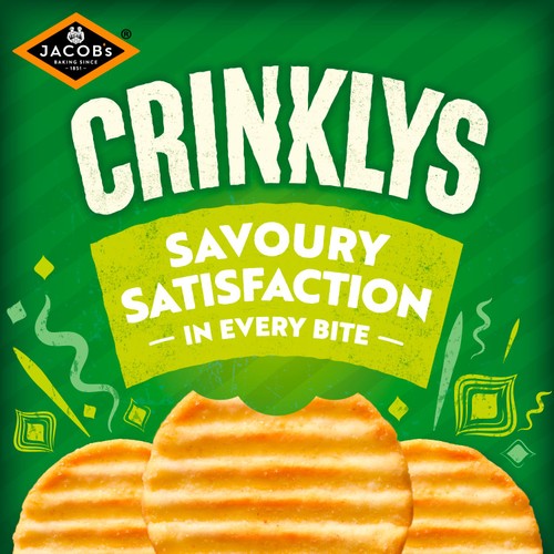 Jacob's Crinklys Cheese & Onion 30% Less Fat  Multipack Snacks thumbnail 6