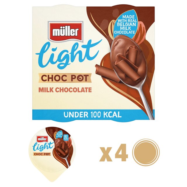 Muller Light Choc Pot Low Fat Chocolate Dessert