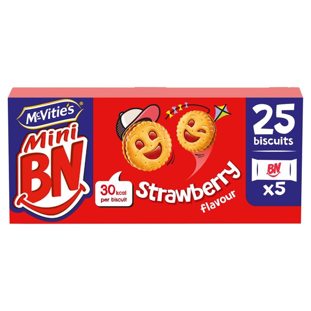 McVitie's Mini BN Strawberry Flavour Biscuits Multipack