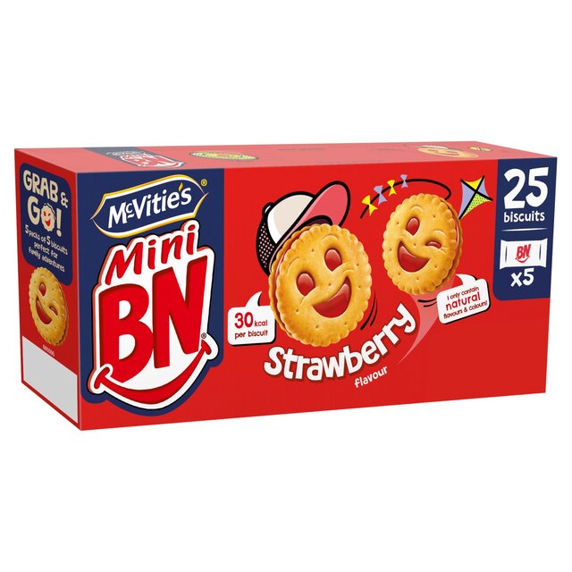 McVitie's Mini BN Strawberry Flavour Biscuits Multipack thumbnail 2