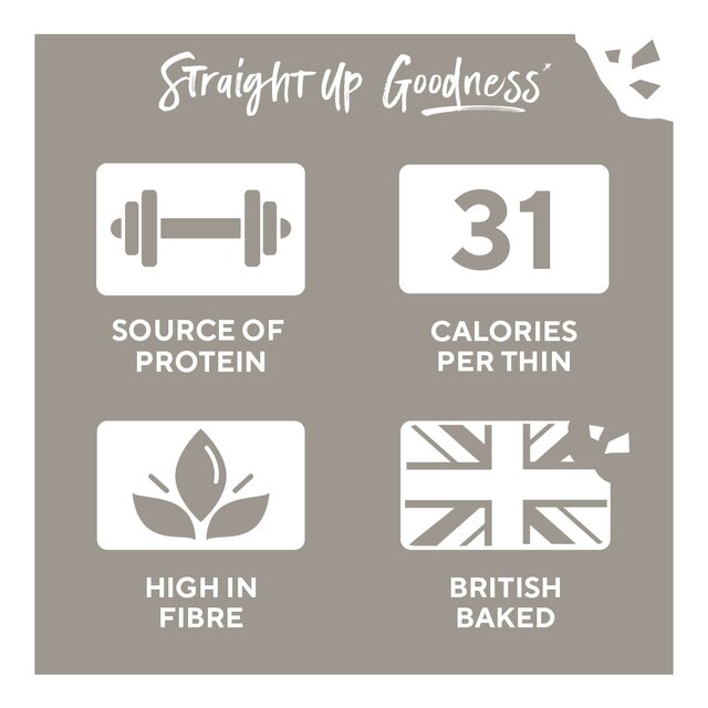 Ryvita Thins Cheddar & Black Pepper Flatbread Crackers thumbnail 7