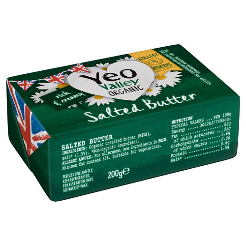 Yeo Valley Organic Salted Butter thumbnail 2