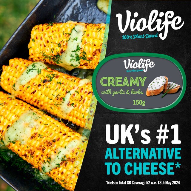 Violife Creamy Garlic and Herbs thumbnail 3