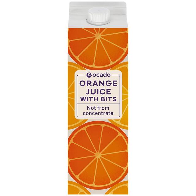 Ocado Orange Juice with Bits Not From Concentrate